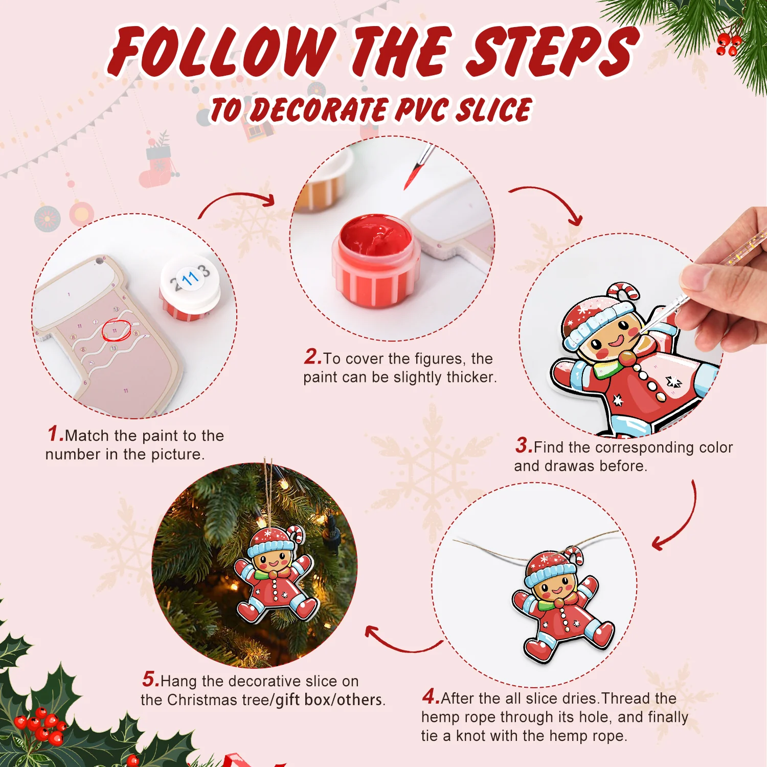 Sweet Christmas Party – Large Christmas Ornaments - Image 4