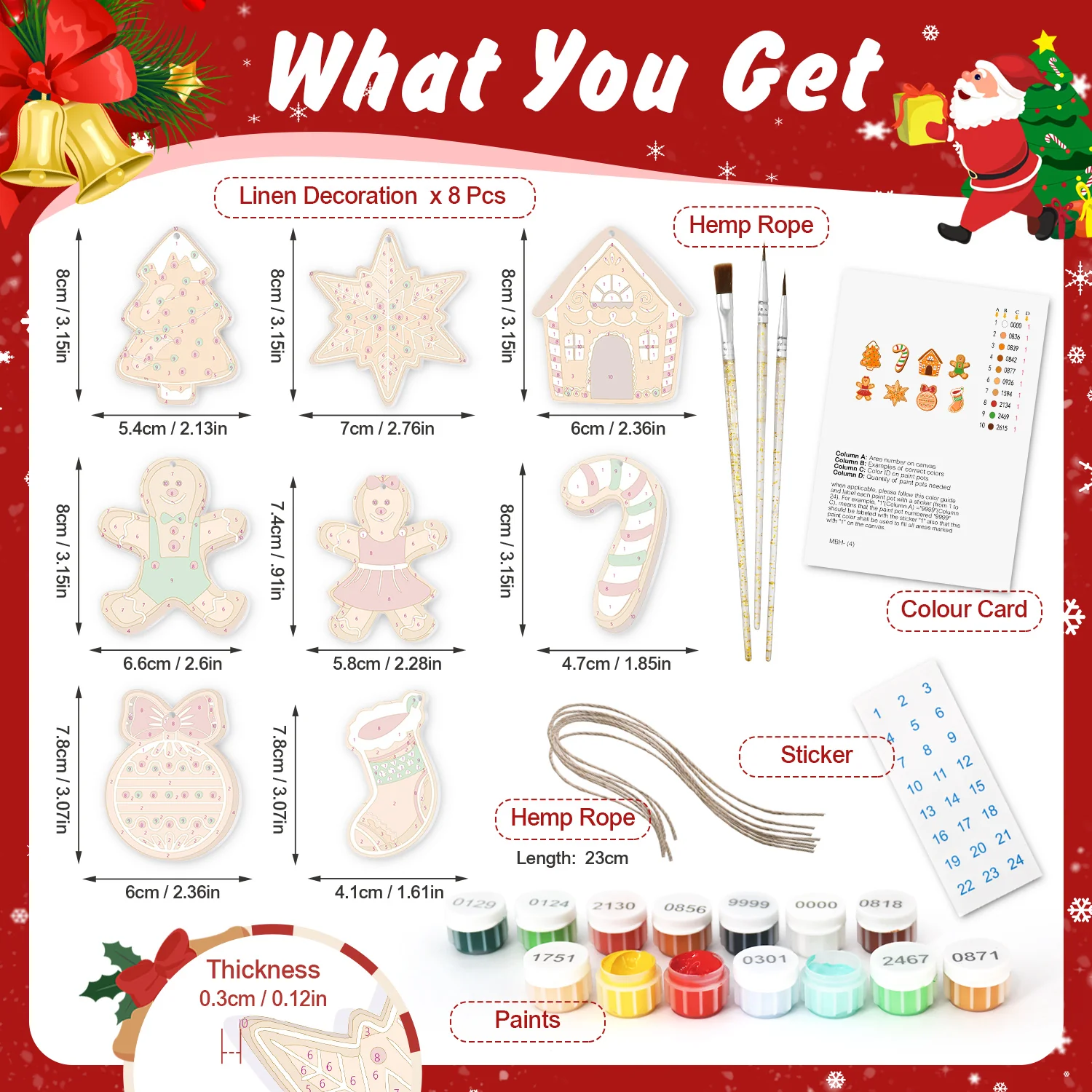 Sweet Ginger Joy – Christmas Ornaments - Image 3