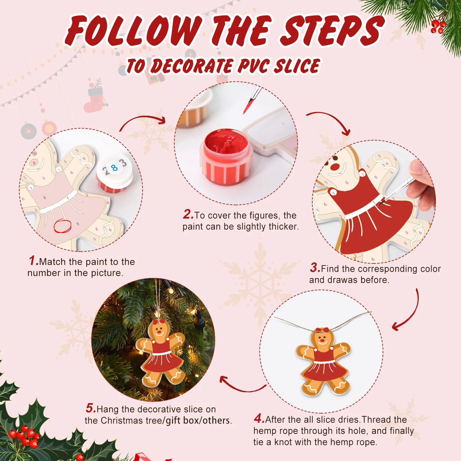 Sweet Ginger Joy – Christmas Ornaments - Image 4