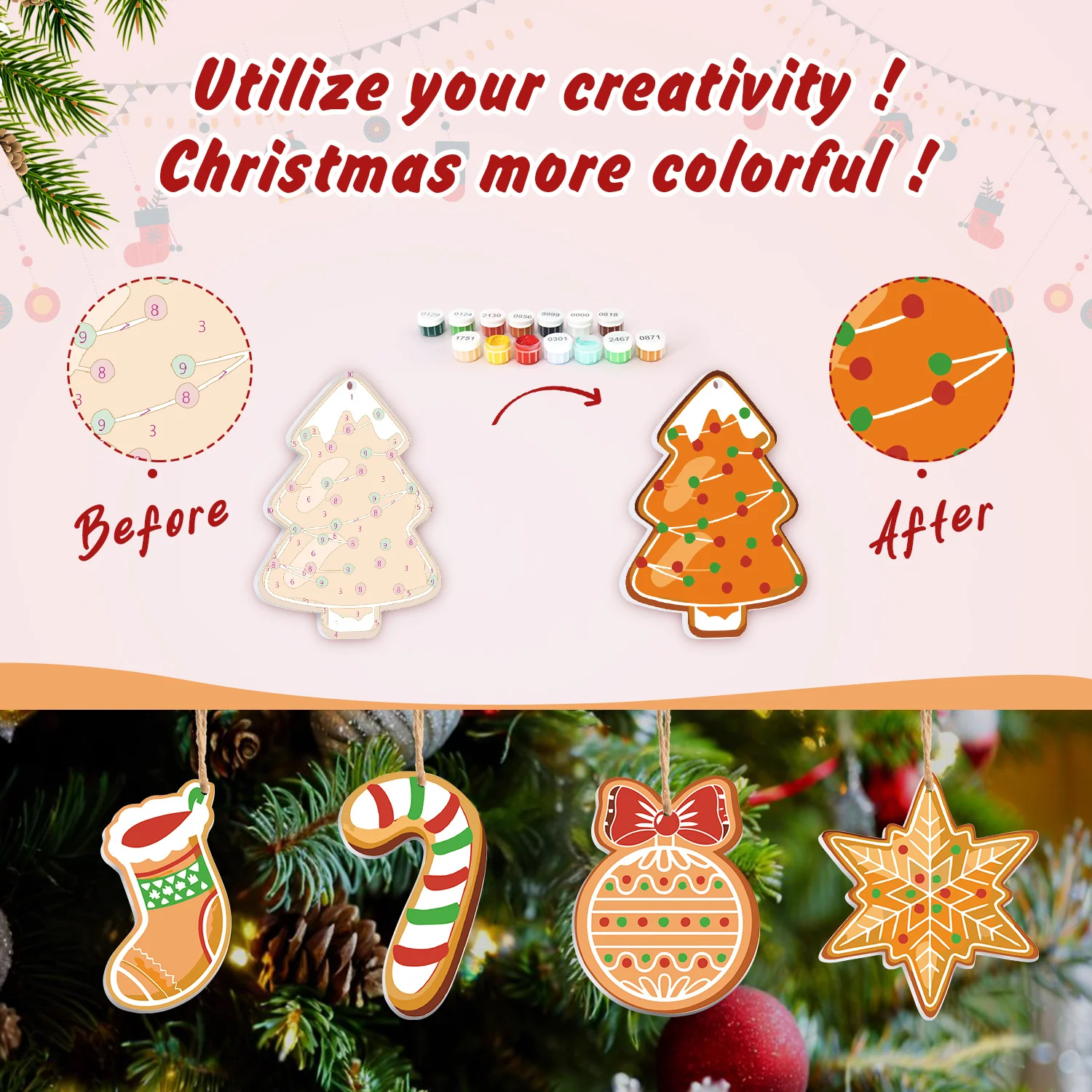 Sweet Ginger Joy – Christmas Ornaments - Image 5