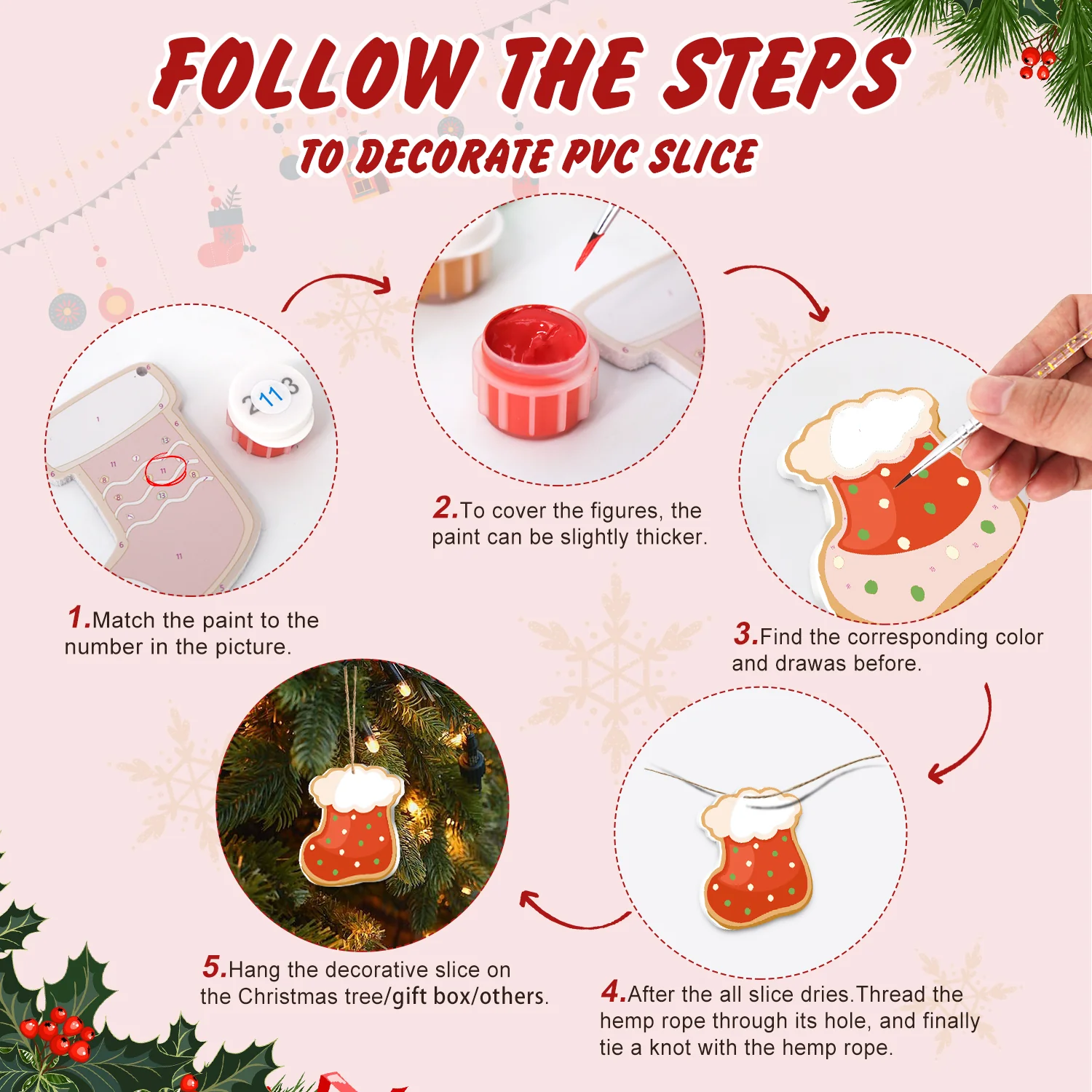 Sweet Holiday Classics – Large Christmas Ornaments - Image 4