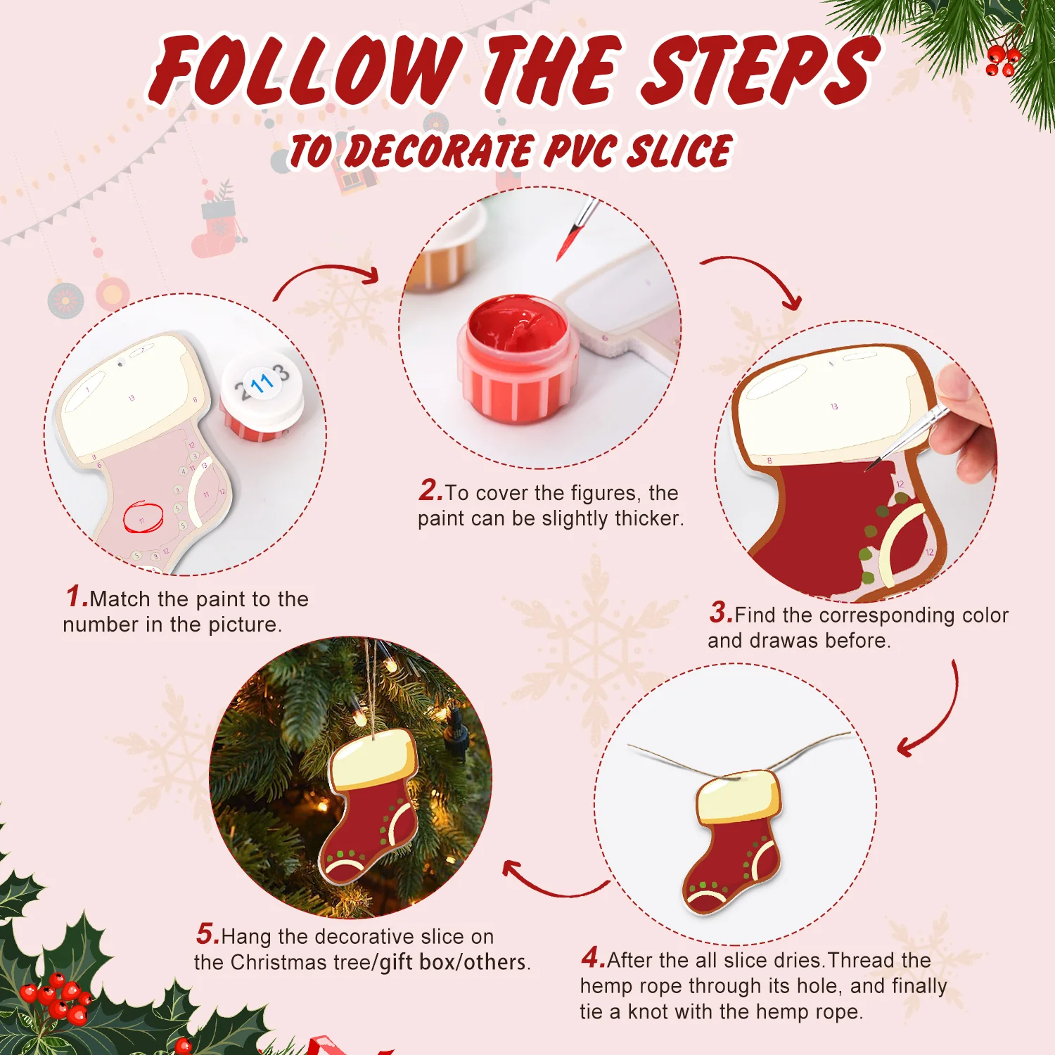 Sweet Holiday Sparkle – Christmas Ornaments - Image 4