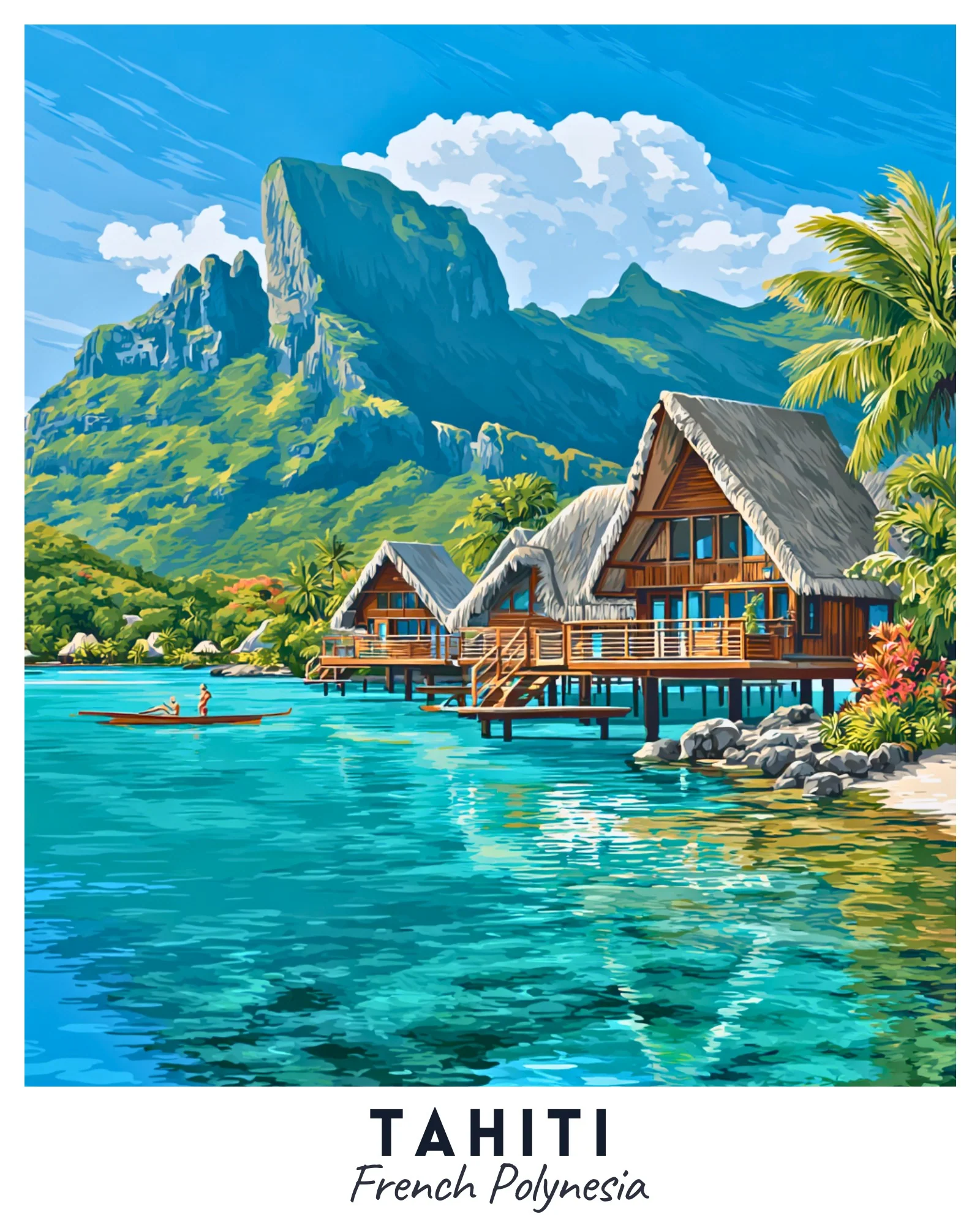 Tahiti - Travel Poster - Image 4