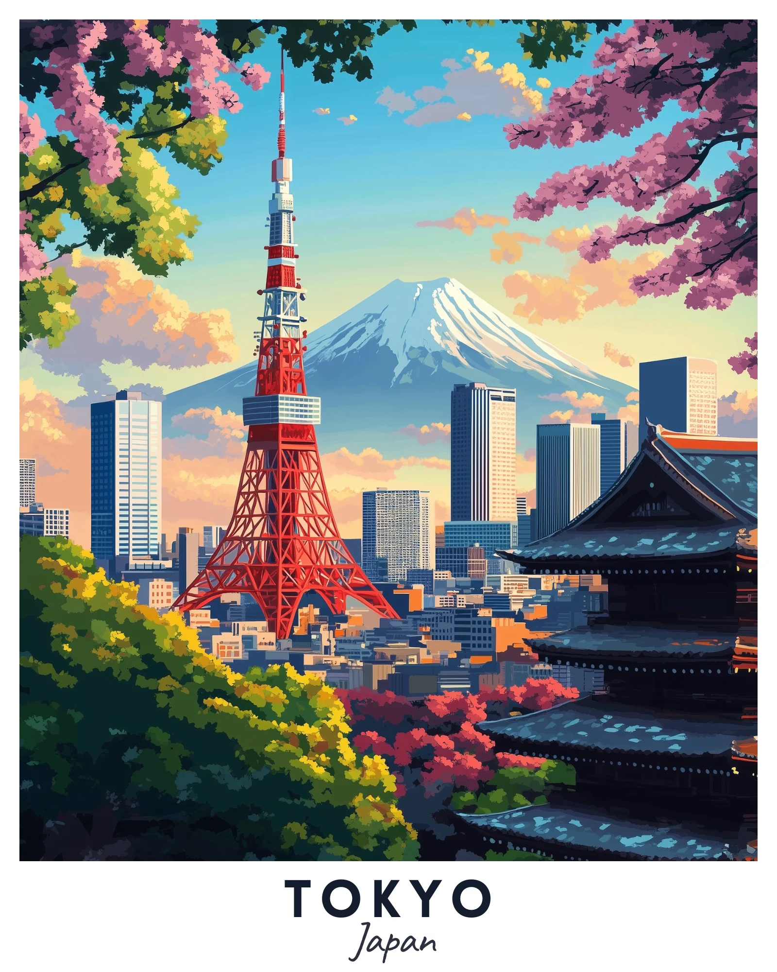 Tokyo Travel Poster - Image 3