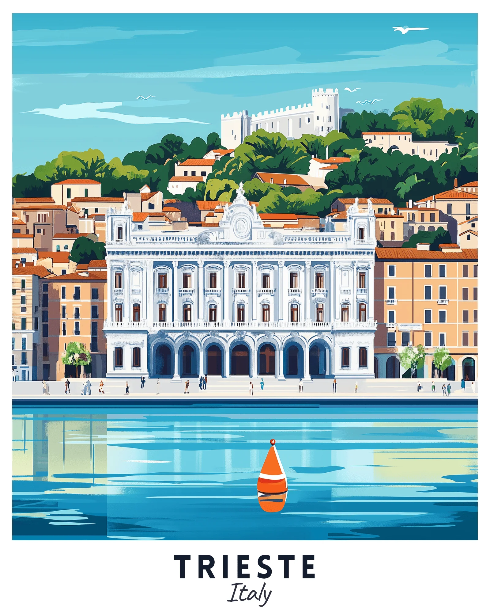 Trieste Travel Poster - Image 2