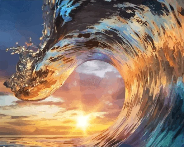 Twilight Sunset Waves - Image 4