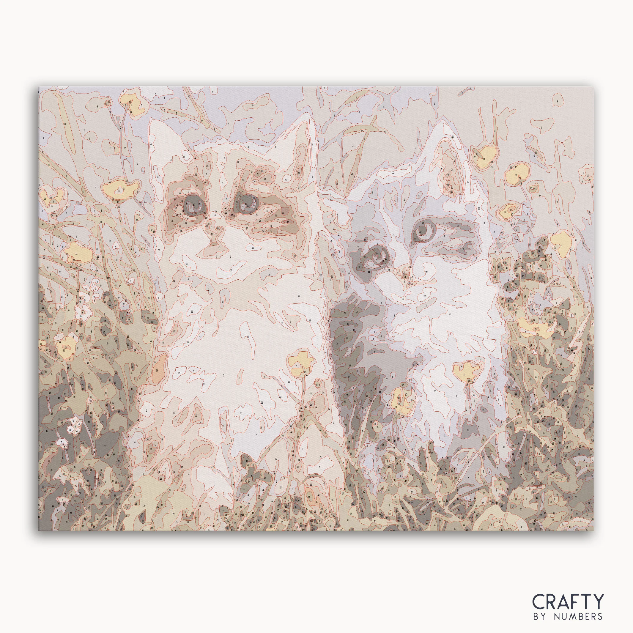 Two Cats Peering - Image 2