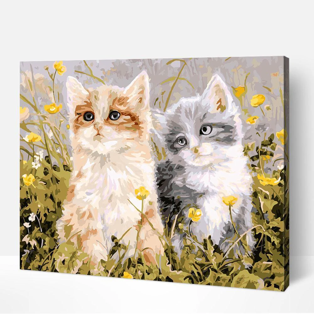 Two Cats Peering - Image 4