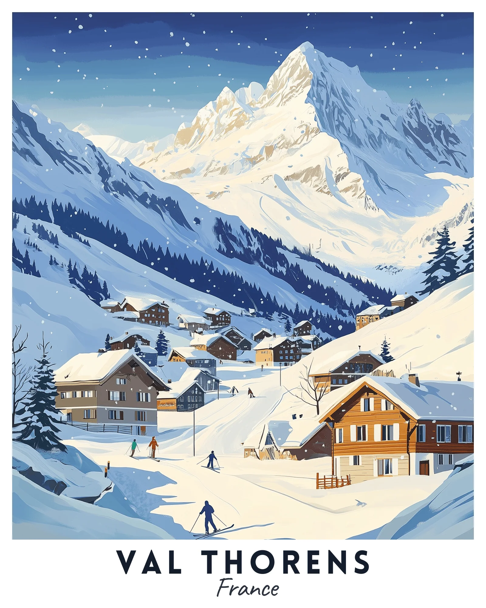 Val Thorens Travel Poster - Image 2