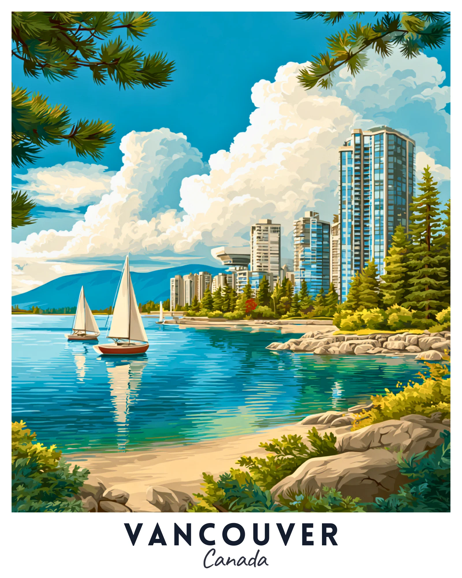 Vancouver - Travel Poster - Image 4