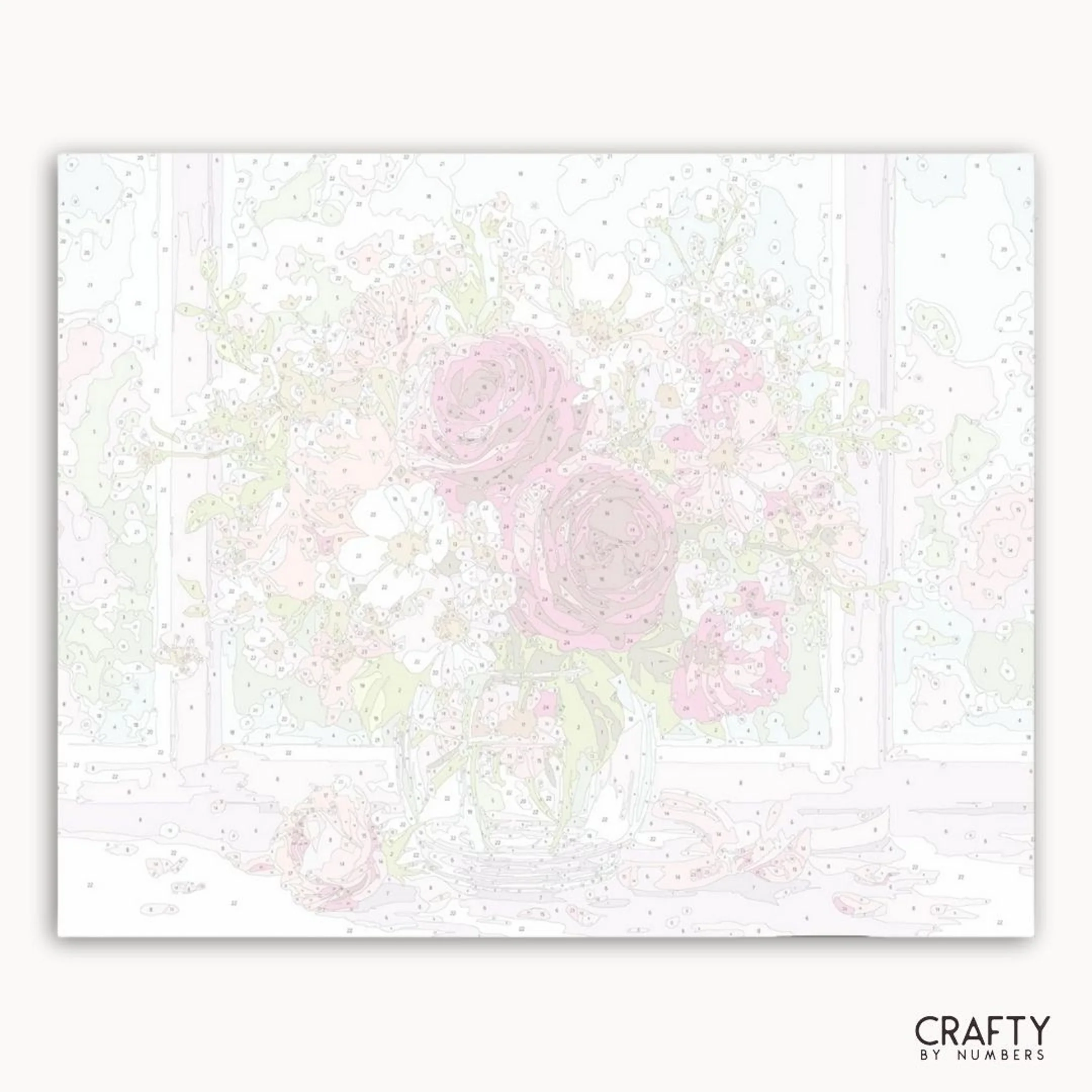 Vase of Velvet Roses - Image 2