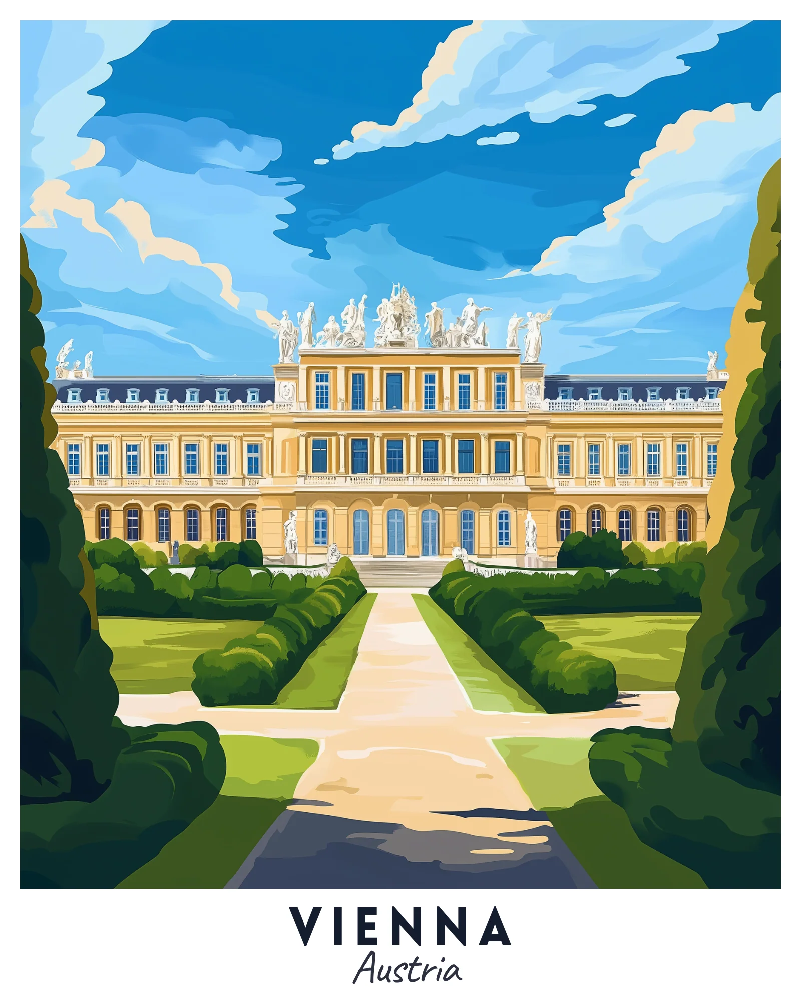 Vienna Travel Poster - Image 3