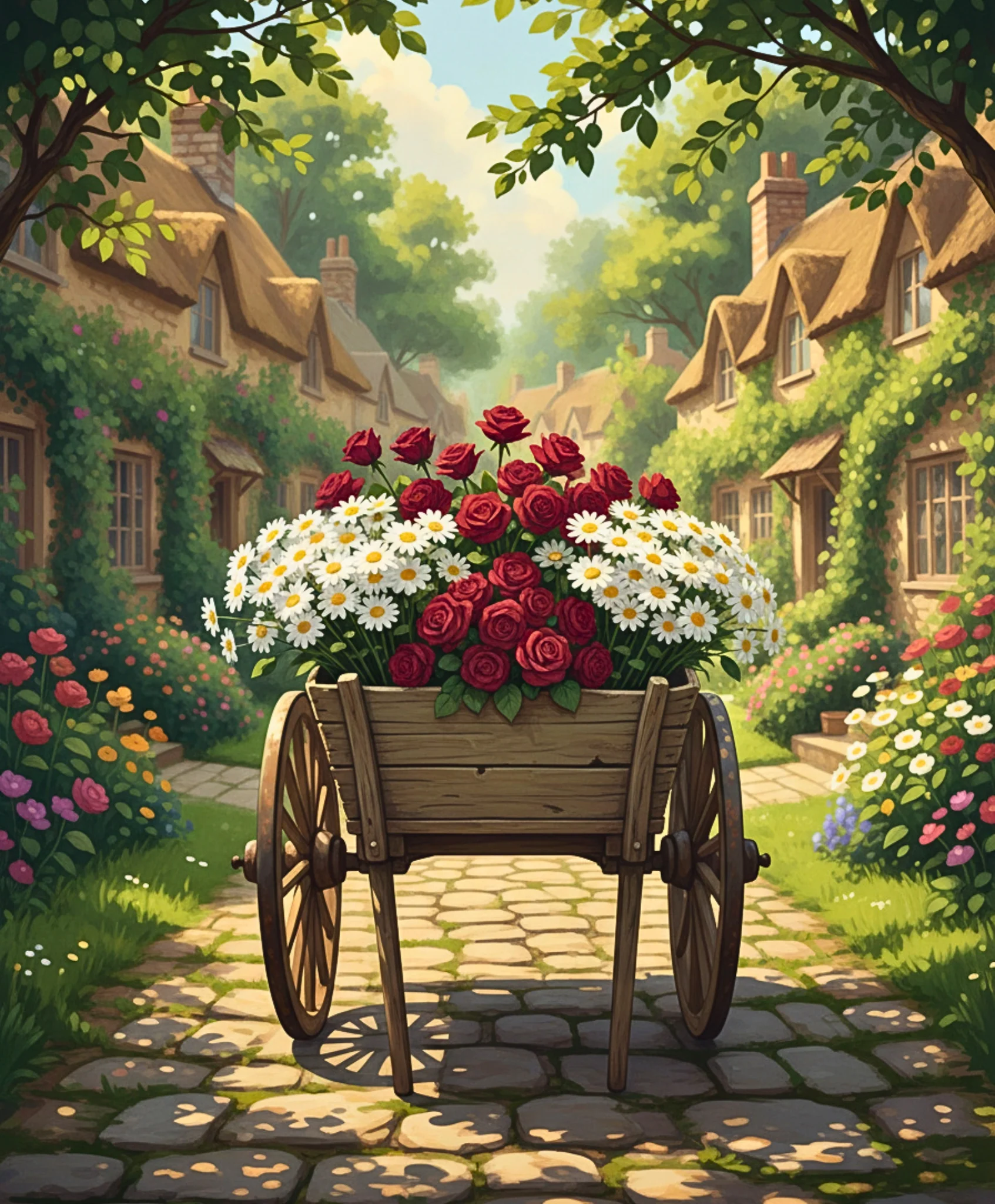 Village Bloom Cart - Image 4
