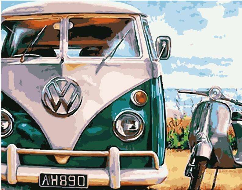 VW Van With Scooter - Image 4