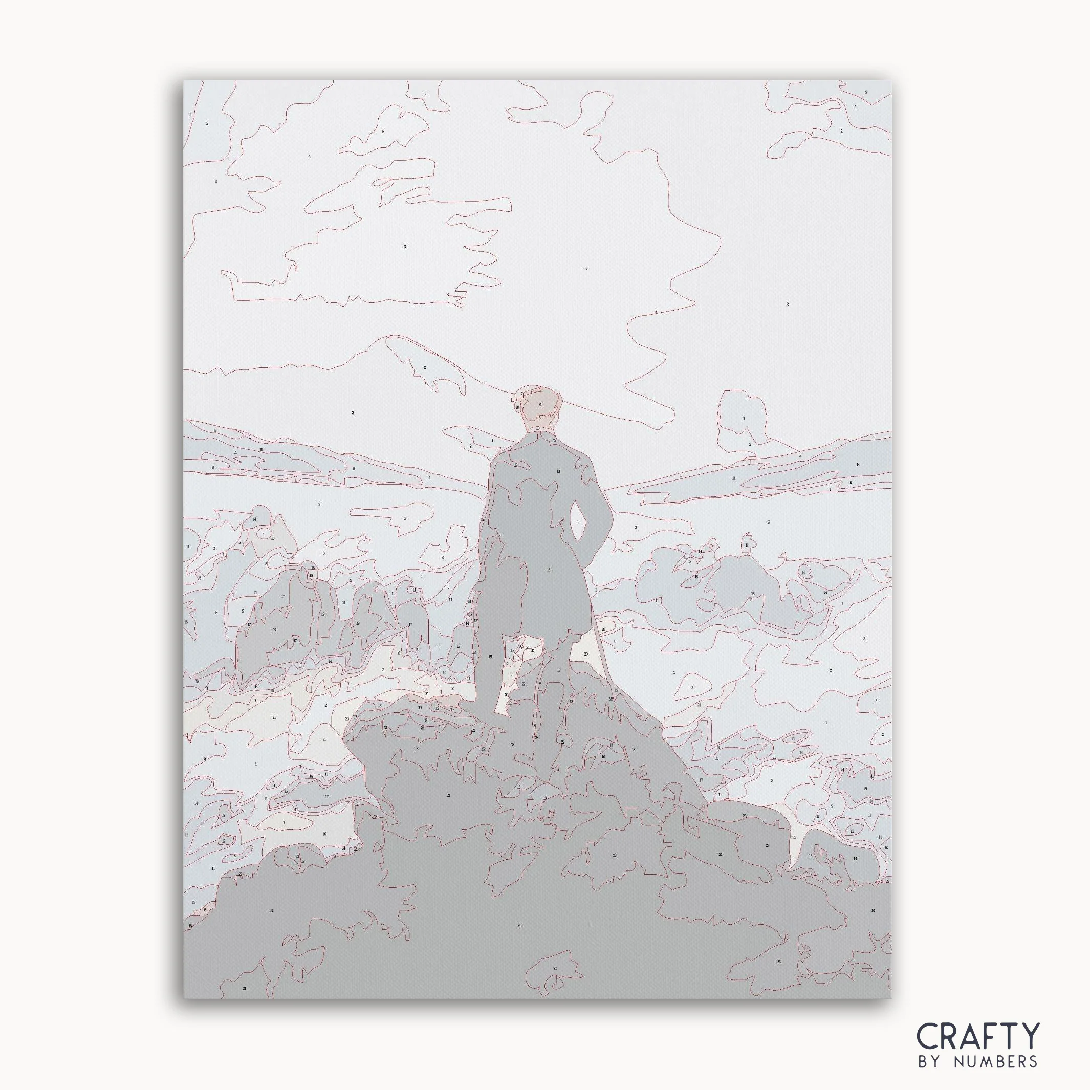 Wanderer Above The Sea of Fog - Caspar David Friedrich - Image 2
