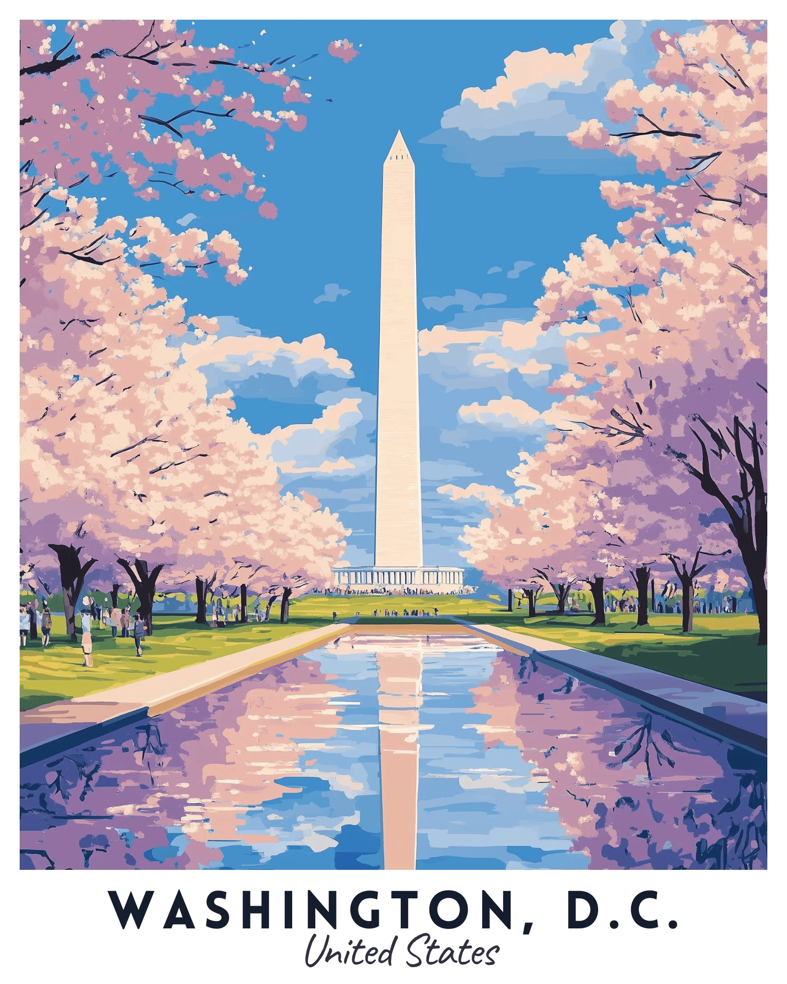 Washington D.C. - Travel Poster - Image 2