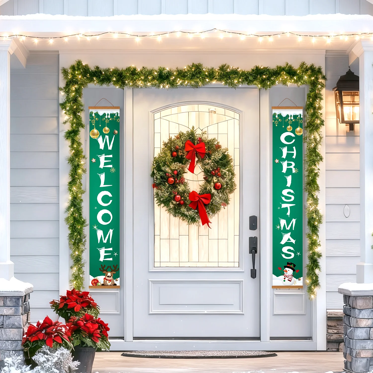 Welcome Christmas – Porch Sign Paint by Numbers Kit - Image 16