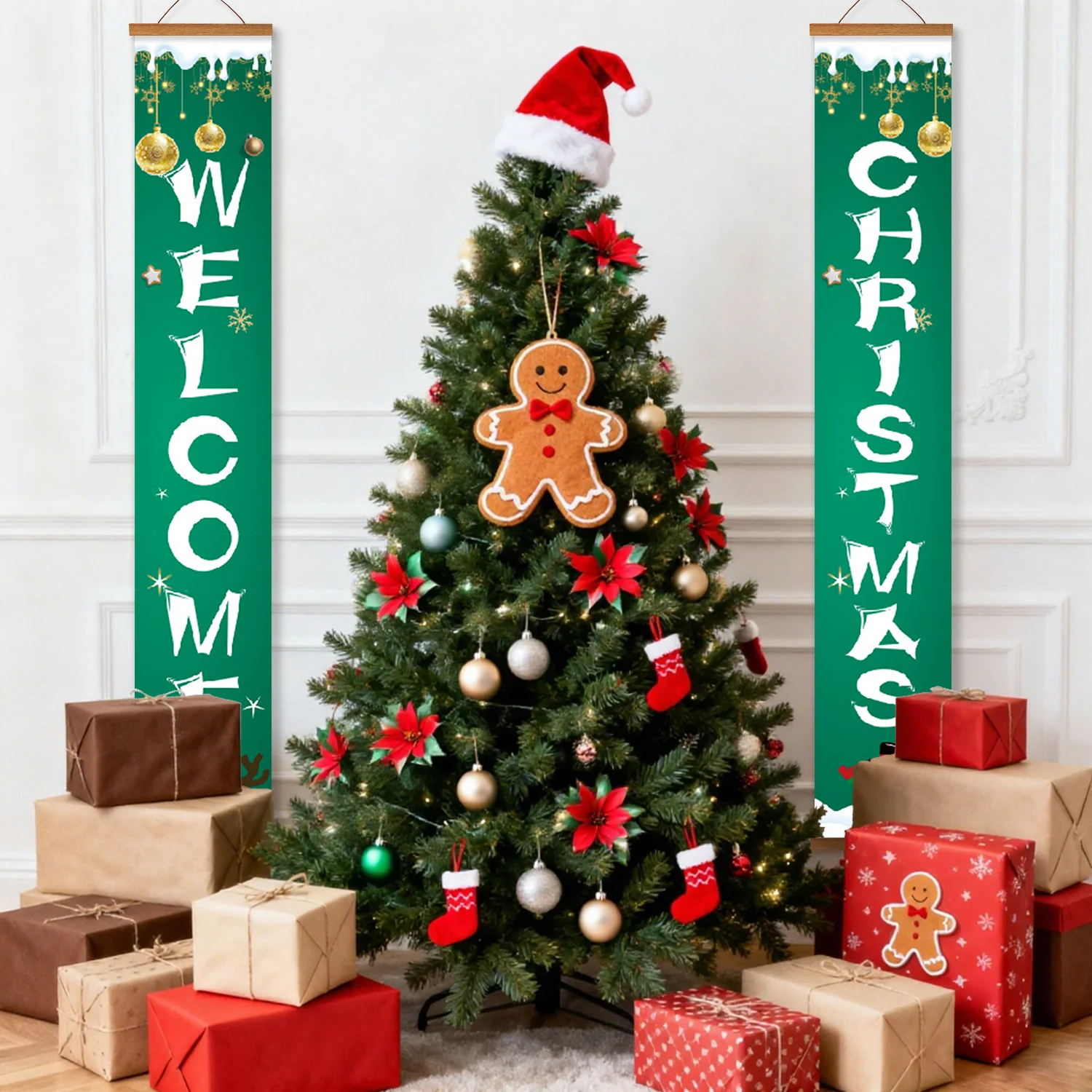 Welcome Christmas – Porch Sign Paint by Numbers Kit - Image 8