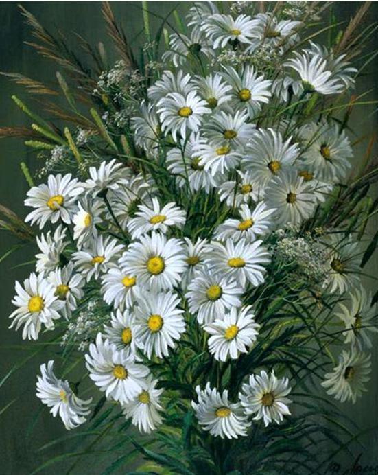 White Roses Daisies - Image 4