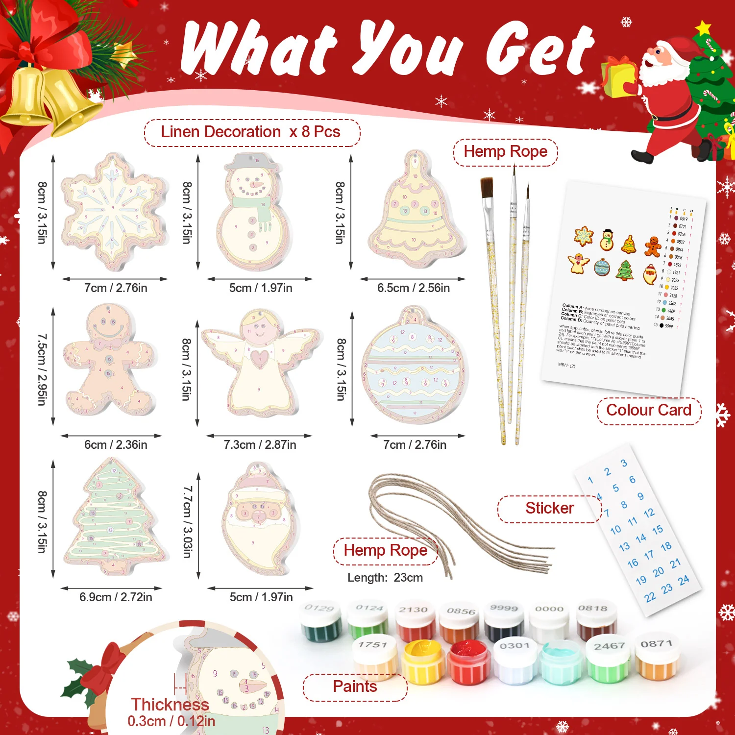 Winter Cookie Wonderland – Christmas Ornaments - Image 3