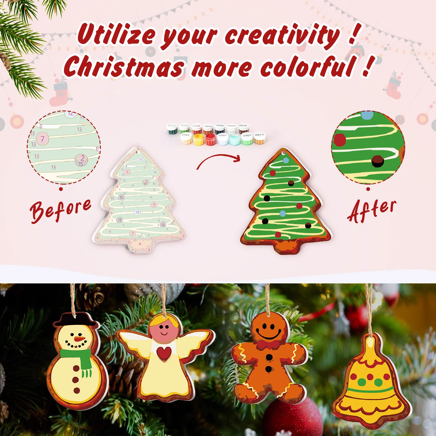 Winter Cookie Wonderland – Christmas Ornaments - Image 5