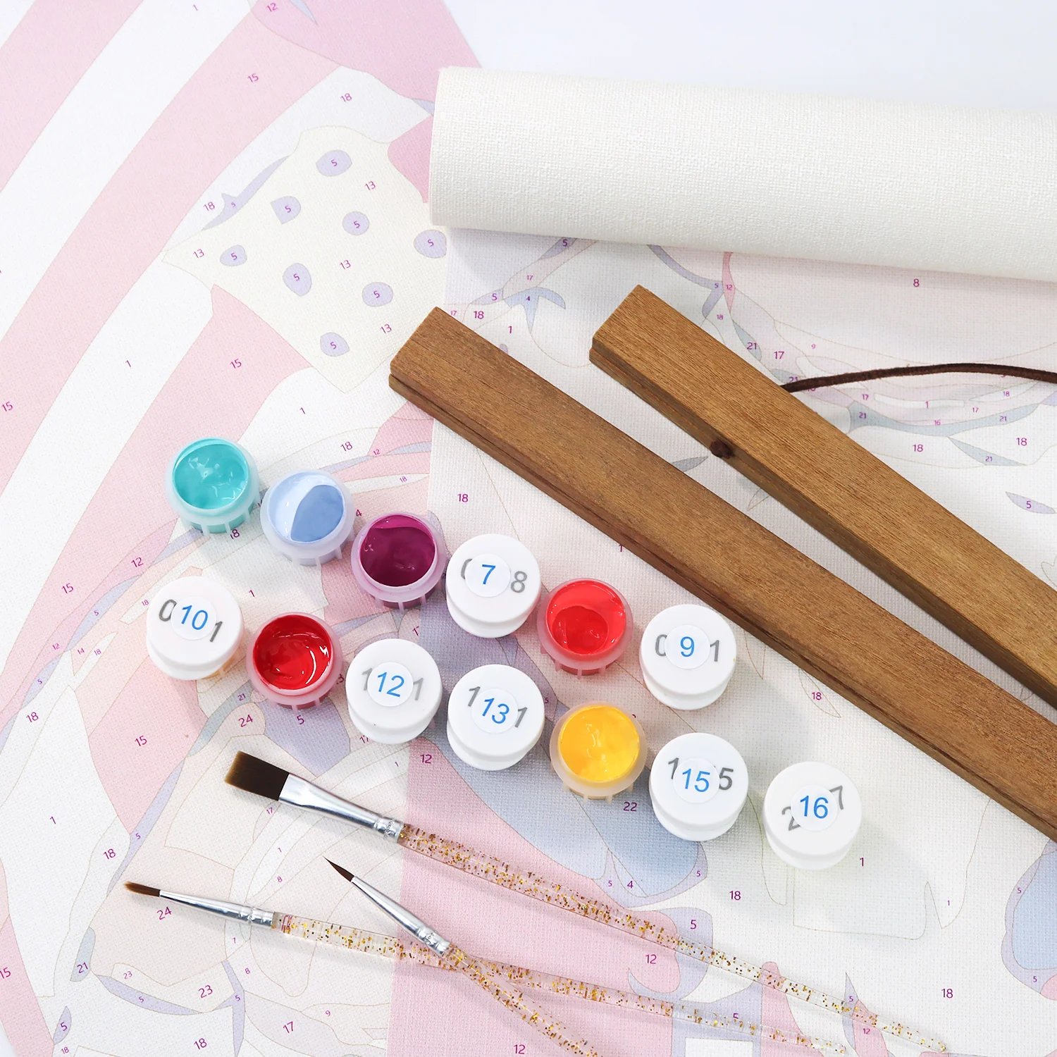 Winter Lights – Porch Sign Paint by Numbers Kit - Image 17