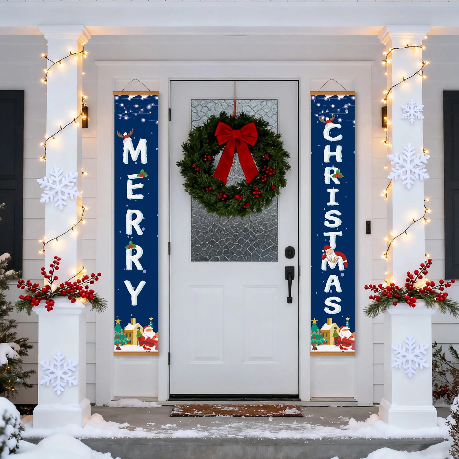 Winter Lights – Porch Sign Paint by Numbers Kit - Image 7