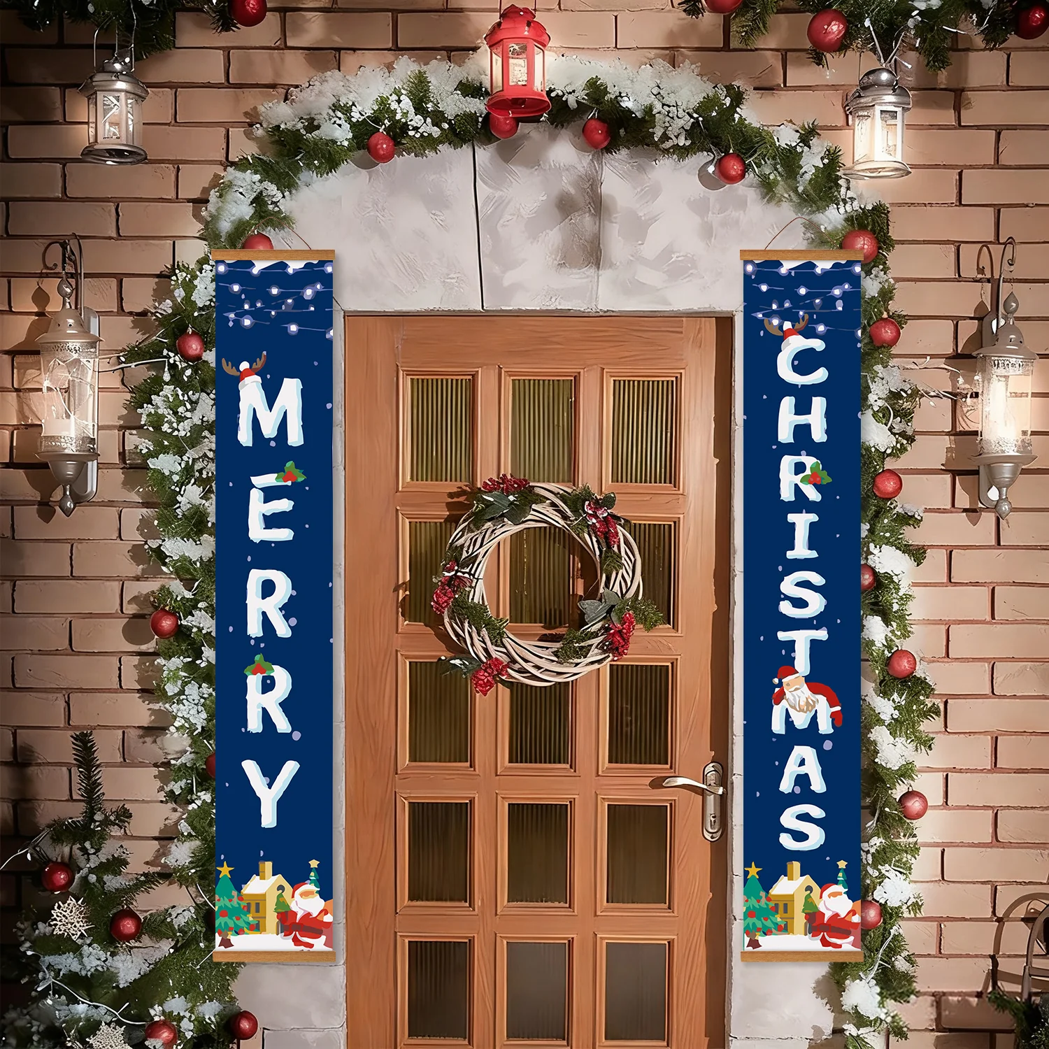 Winter Lights – Porch Sign Paint by Numbers Kit - Image 8