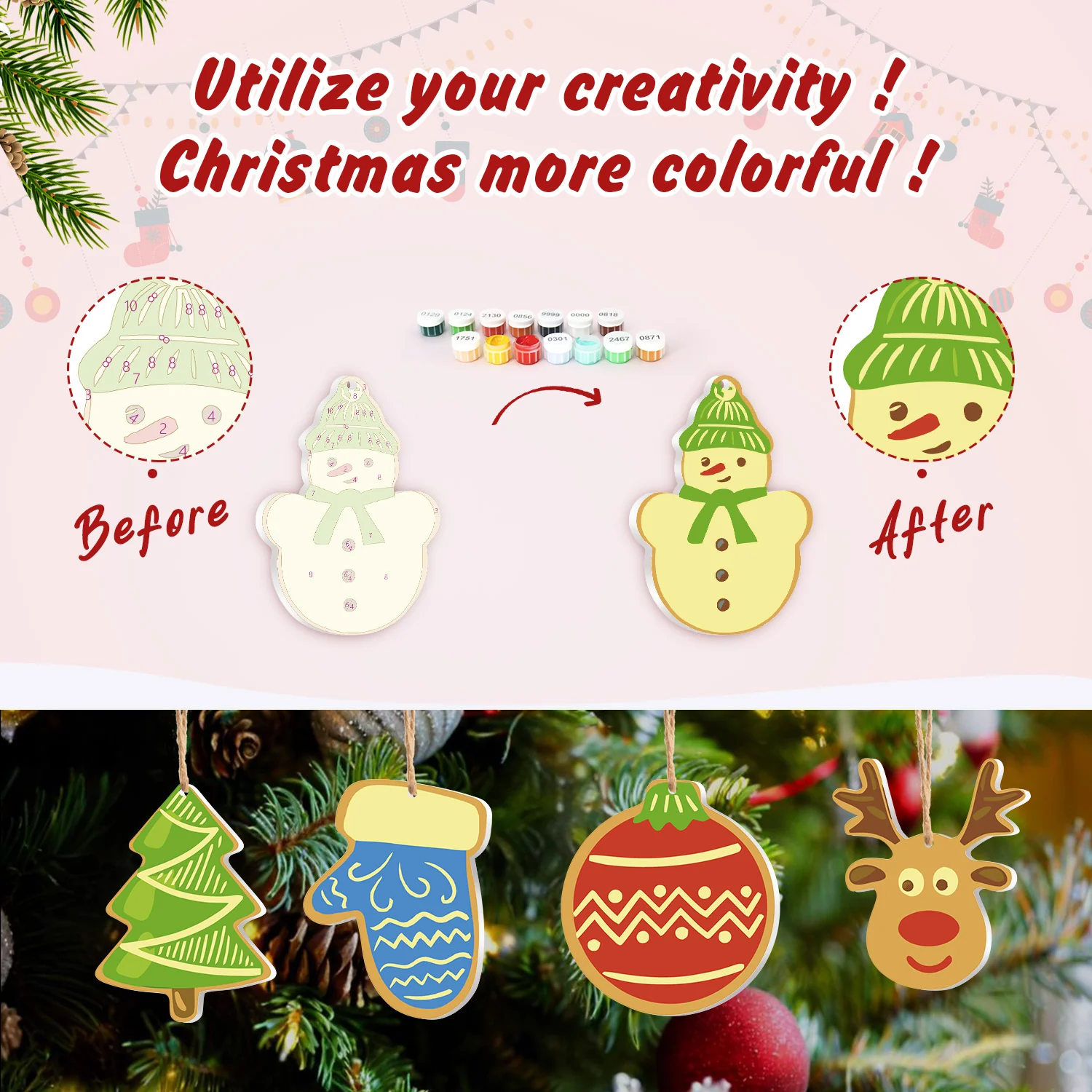 Winter Mittens & Magic – Christmas Ornaments - Image 5