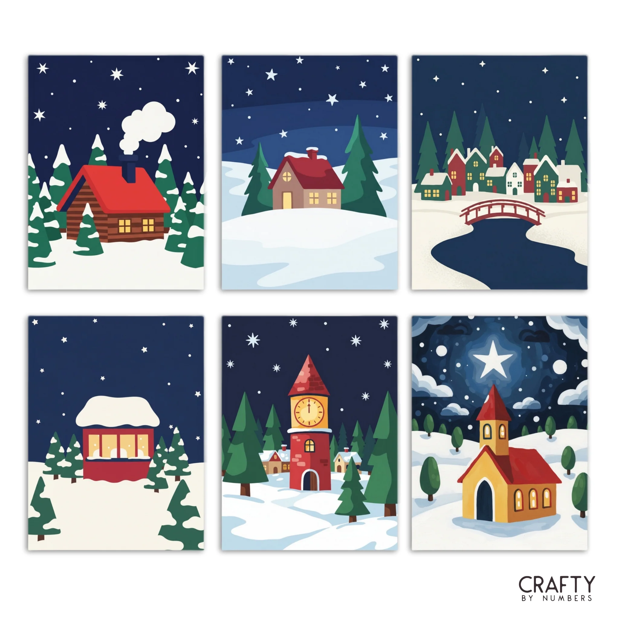 New Arrivals Mini Paint by Numbers Kits