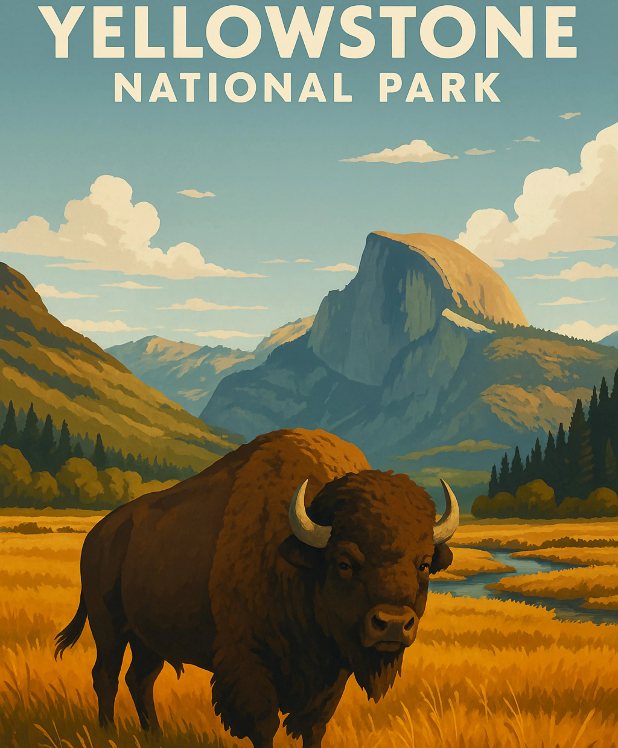 Yellowstone – National Park (Bison Plains) - Image 4